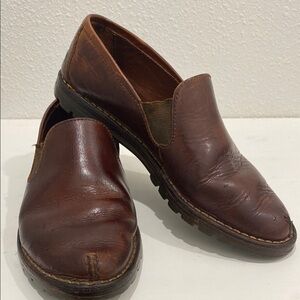Cole HAAN Cognac Leather Split Toe Loafers |Size 8N